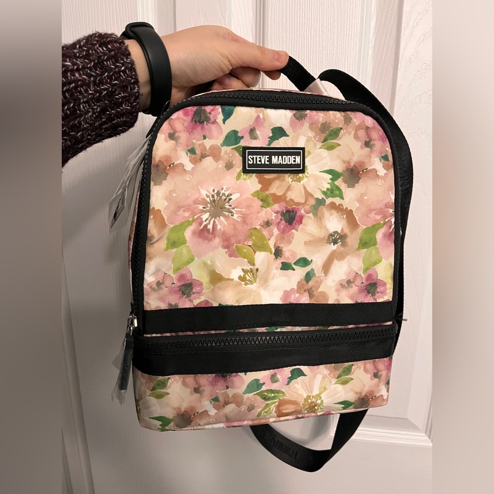 NWT Steve Madden floral lunch bag